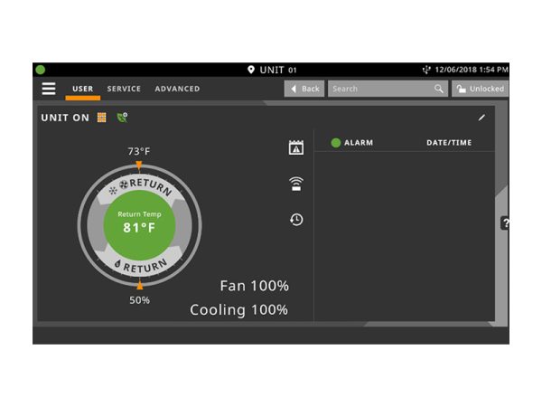 Sistema de enfriamiento en fila Liebert® CRV, 10-66 kW